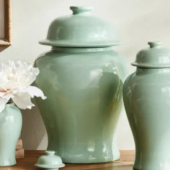 Koa Lidded Mini Ginger Jar, Large