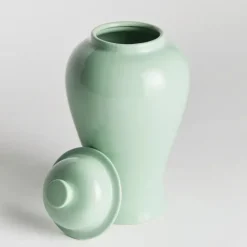 Koa Lidded Mini Ginger Jar, Large