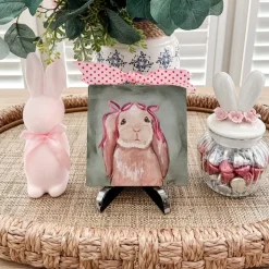 Kross Pink Bow Lop Mini Gallery Art