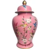 Large Imperial Chinoiserie Ginger Jar, Pink