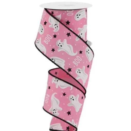 Light Pink Ghost Ribbon, 2.5" X 10YD