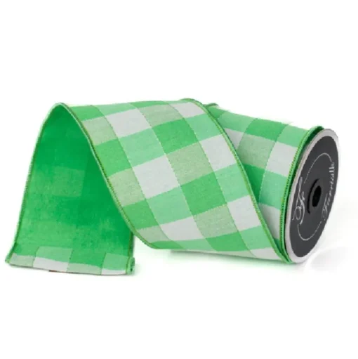 Lime Stitchery Ribbon, 4" X 10YD