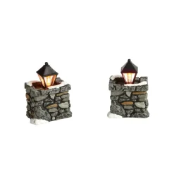 Limestone Lamps, Dept. 56 Village