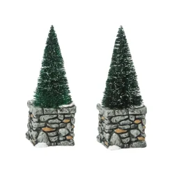Limestone Topiaries, Dept. 56 Village