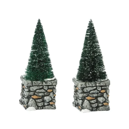 Limestone Topiaries, Dept. 56 Village