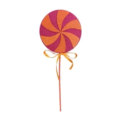 Lollipop Pick, Pink & Orange