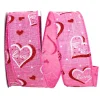 Love Heartbeat Linen Ribbon 1.5" X 10YD