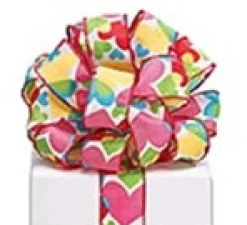 Luv Color Heart Ribbon, 1.5" X 20YD
