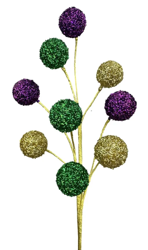Mardi Gras Sequin Ball Spray