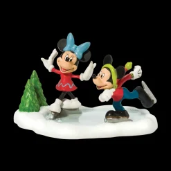 Mickey & Minnie Go Skating, Dept. 56 Village