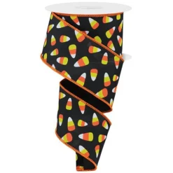 Mini Candy Corn Ribbon, 2.5" X 10YD