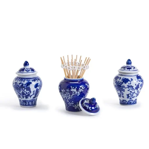 Mini Ginger Jar Toothpick Holder