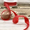Mini Stars on Red Ribbon, 1“ X 22YD