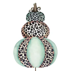 Mint & Leopard Pumpkin Stack