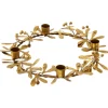 Mistletoe Candle Wreath