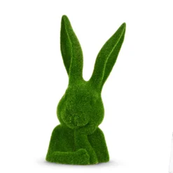 Moss Thinking Rabbit Bust, Large
