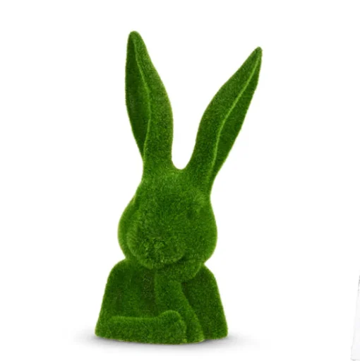 Moss Thinking Rabbit Bust, Large