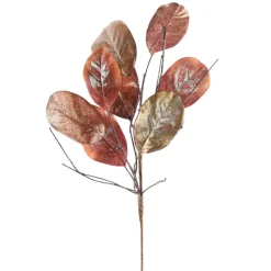 Multi Metallic Magnolia Leaf Spray