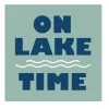 On Lake Time Cocktail Napkins