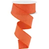Orange Crystal Shine Ribbon, 1.5" X 10YD