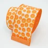 Orange Print Ribbon 2.5"X10YD