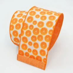Orange Print Ribbon 2.5"X10YD