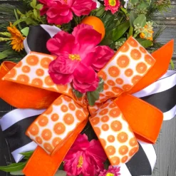 Orange Print Ribbon 2.5"X10YD