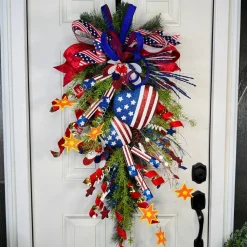 Patriotic Burst Teardrop