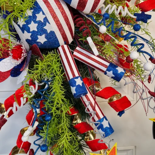 Patriotic Burst Teardrop
