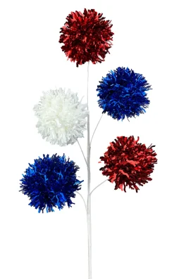 Patriotic Fuzzy Ball Spray