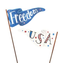 Patriotic Pennant Flag