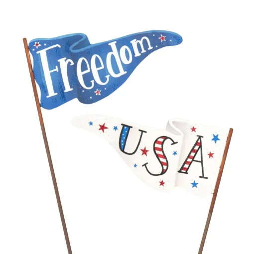 Patriotic Pennant Flag