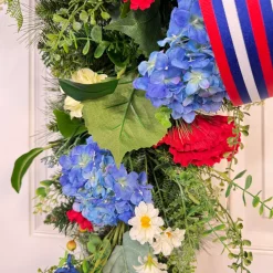 Patriotic Petals Teardrop