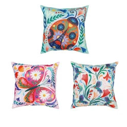 Patterned Friends Pillow