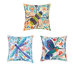 Patterned Friends Pillow