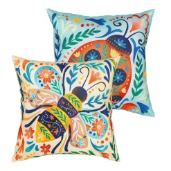 Patterned Friends Pillow