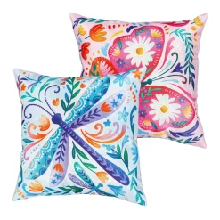 Patterned Friends Pillow