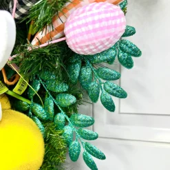 Pink Gingham Egg Pick