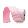 Pink Newport Stripe Ribbon, 2.5" X 10YD