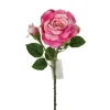 Pink Open Rose Spray