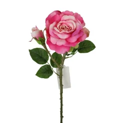 Pink Open Rose Spray