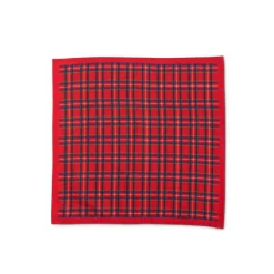 Plaid Christmas Dinner Napkin
