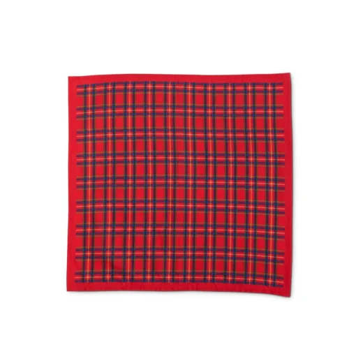 Plaid Christmas Dinner Napkin