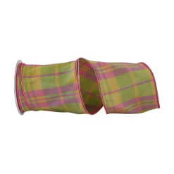 Plaid Springfield Ribbon, 4" X 10YD