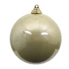 Platinum Candy Apple Ball Ornament, 4"