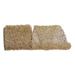 Platinum Tinsel Ribbon, 5.5" X 10YD