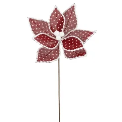 Polka Poinsettia Stem
