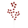 Pom Pom Curly Spray, Red and White