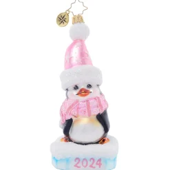 2024 Precious Pink Penguin by Christopher Radko