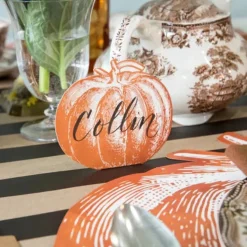 Pumpkin Place Card Set